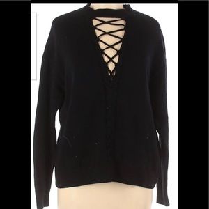 Kendall & Kylie black medium sweater
